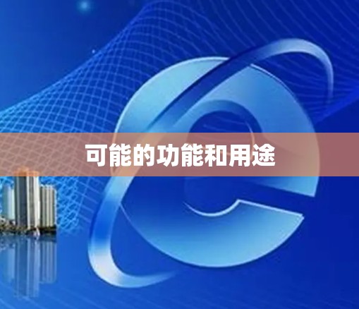 可能的功能和用途