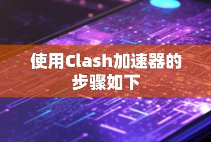 使用Clash加速器的步骤如下