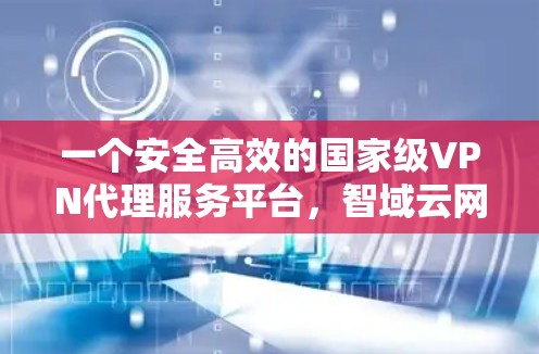 一个安全高效的国家级VPN代理服务平台，智域云网