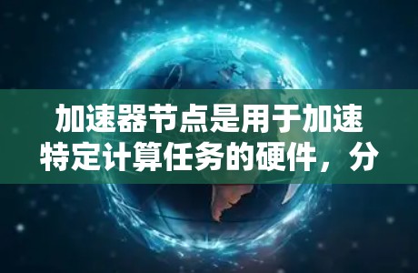 加速器节点是用于加速特定计算任务的硬件，分为CPU加速和GPU加速，主要用于处理图形处理和计算密集型任务。以下是对加速器节点的详细分析