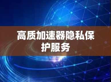 高质加速器隐私保护服务