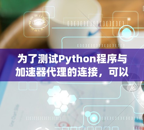 为了测试Python程序与加速器代理的连接，可以按照以下步骤进行
