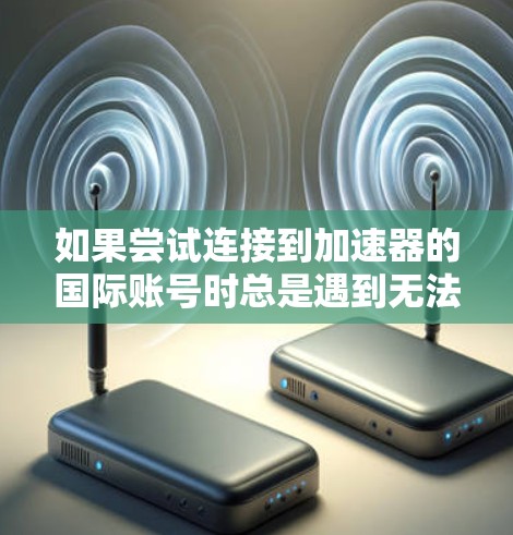 如果尝试连接到加速器的国际账号时总是遇到无法连接到服务器或服务器正在等待更新中的提示,可以按照以下步骤进行 如果尝试连接到加速器的国际账号时总是遇到无法连接到服务器或服务器正在等待更新中的提示,可以按照以下步骤进行