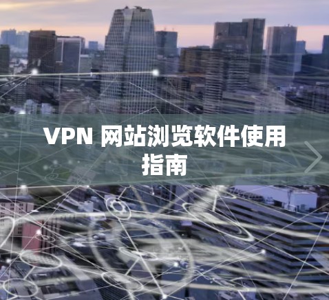 VPN 网站浏览软件使用指南