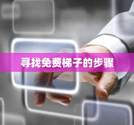 寻找免费梯子的步骤