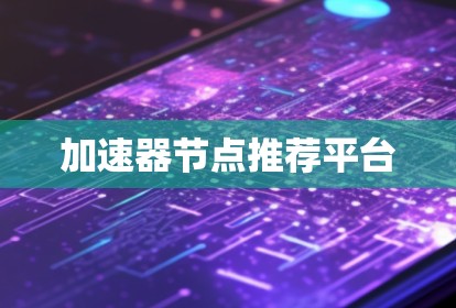 加速器节点推荐平台