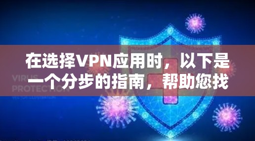 在选择VPN应用时,以下是一个分步的指南,帮助您找到最适合您的选择
