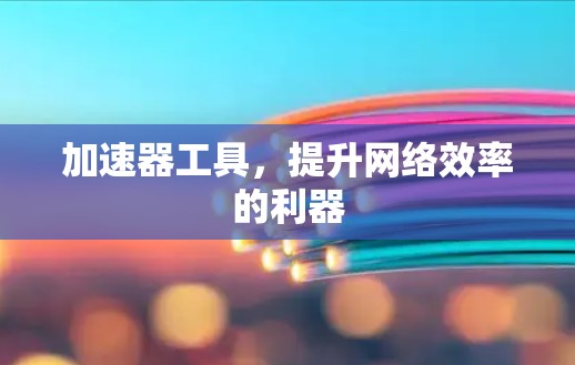 加速器工具,提升网络效率的利器