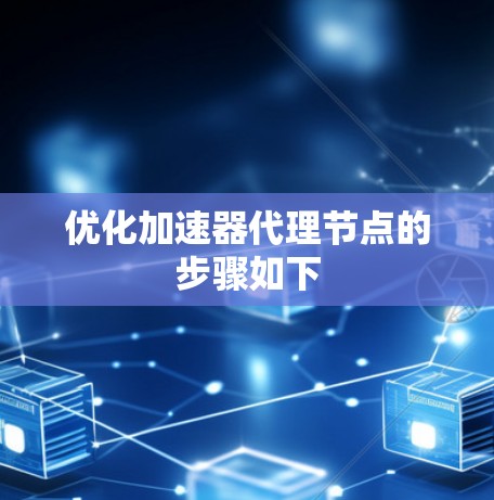 优化加速器代理节点的步骤如下 优化加速器代理节点的步骤如下