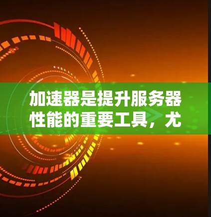 加速器是提升服务器性能的重要工具，尤其是对于需要进行国际化的服务器搭建，加速器的使用效率和效果会直接影响服务器的整体表现。以下是几个常用的加速器推荐，供您参考
