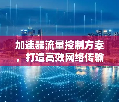加速器流量控制方案,打造高效网络传输