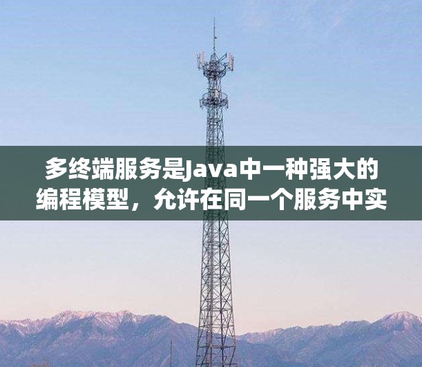 多终端服务是Java中一种强大的编程模型，允许在同一个服务中实现不同的功能，根据不同的输入和输出参数来实现不同的行为。以下是对多终端服务的详细分析和实现步骤