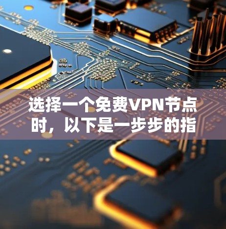 选择一个免费VPN节点时,以下是一步步的指南