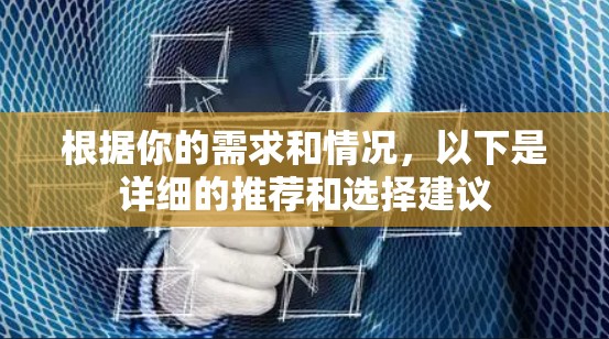 根据你的需求和情况，以下是详细的推荐和选择建议