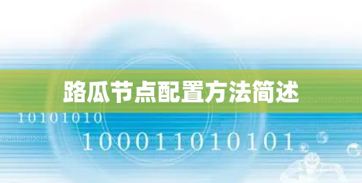 路瓜节点配置方法简述