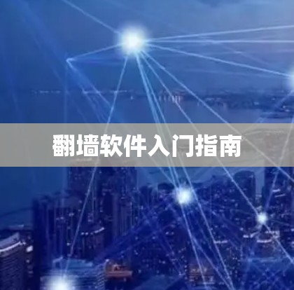 翻墙软件入门指南 翻墙软件入门指南