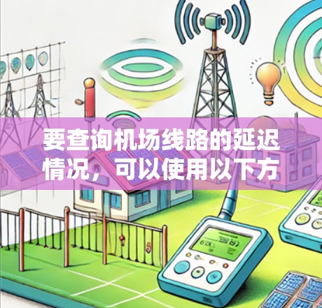 要查询机场线路的延迟情况，可以使用以下方法