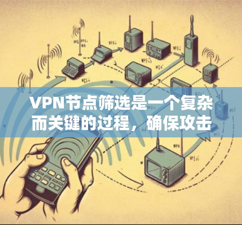 VPN节点筛选是一个复杂而关键的过程,确保攻击者无法成功获取任何敏感信息或被拒绝访问。以下是一些综合考虑的因素,帮助管理员和攻击者有效筛选VPN节点