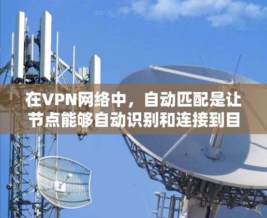 在VPN网络中，自动匹配是让节点能够自动识别和连接到目标服务器的过程。以下是对自动匹配的详细解释
