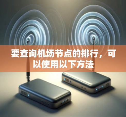 要查询机场节点的排行,可以使用以下方法