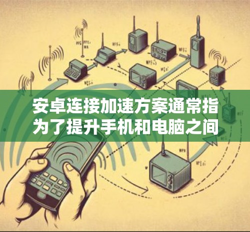安卓连接加速方案通常指为了提升手机和电脑之间的数据传输速度,优化连接体验而采用的技术。以下是几种常见的安卓连接加速方案及其作用