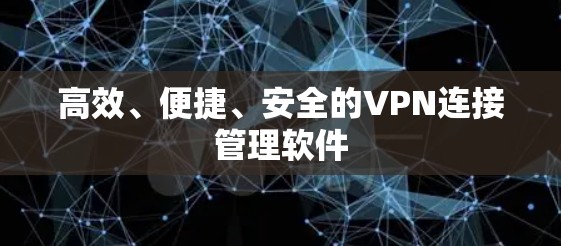 高效、便捷、安全的VPN连接管理软件