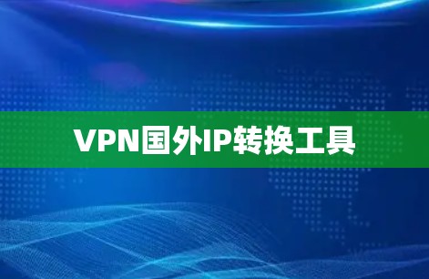 VPN国外IP转换工具