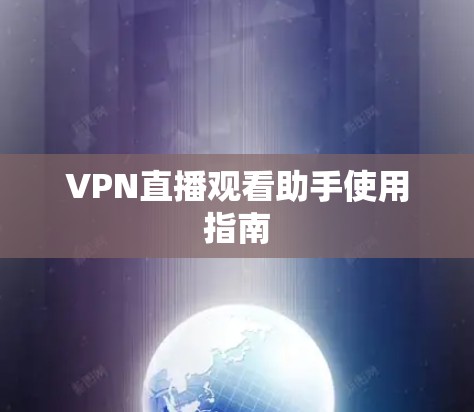 VPN直播观看助手使用指南