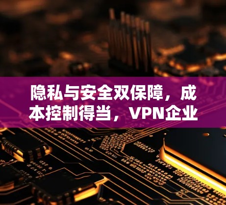 隐私与安全双保障，成本控制得当，VPN企业连接服务